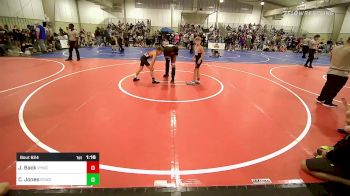 73 lbs Quarterfinal - Joshua Back, Verdigris Youth Wrestling vs Cole Jones, Springdale Youth Wrestling Club