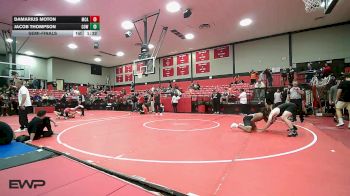 165 lbs Semifinal - Damarius Moton, McAlester vs Jacob Thompson, Coweta