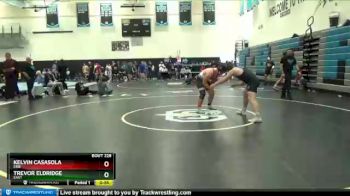 195 lbs Cons. Round 2 - Trevor Eldridge, East vs Kelvin Casasola, Erie