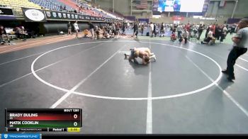 138 lbs Cons. Round 3 - Brady Duling, KS vs Matix Cooklin, OR