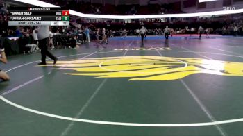 144 lbs Cons. Round 5 - Baker Self, Ridgevue vs Josiah Gonzalez, Caldwell