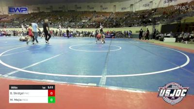 85 lbs Quarterfinal - Bryce Skidgel, Pawnee Wrestling Club vs Maddox Mejia, Prodigy Elite Wrestling