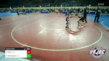 92 lbs Consi Of 8 #1 - Hayden Eller, Newkirk Takedown vs Joseph Pennington, Chickasha Youth Wrestling