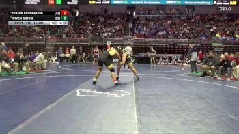 1A-285 lbs Quarterfinal - Owen Menke, Sigourney-Keota vs Logan Lashbrook, Janesville