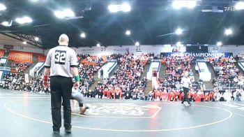 150 lbs Semifinals (8 Team) - Tanner Bolton, Clinton vs Javier Anger, St Louis