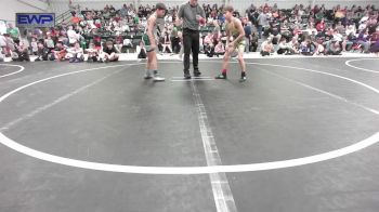 76 lbs Rr Rnd 2 - Levi Matheny, Skiatook Youth Wrestling vs Tristen Cross, Brushy Wrestling Club