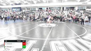 138 lbs Cons. Round 4 - Bryce Ekanger, Spring Creek vs Brian Marquez, Manti