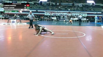 125 lbs Champ Round 1 (16 Team) - Brady Carter, East Stroudsburg University vs Landon Starnes, Liberty