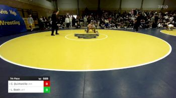 123 lbs 7th Place - Czar Quintanilla, University (WA) vs Lander Bosh, Layton (UT)