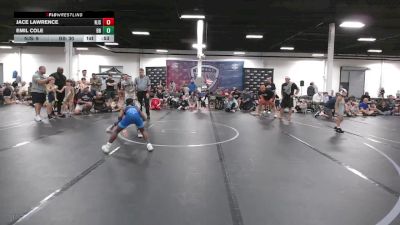 72 lbs Round 4 (6 Team) - Emil Cole, Bay Brawlers vs Jace Lawrence, NJ Squeeze