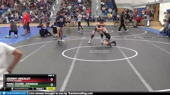 106 lbs Champ. Round 2 - Johnny Hinckley, Yucaipa Thunder vs Marc-Daniel Jumanan, Topanga Wrestling/BTSLA
