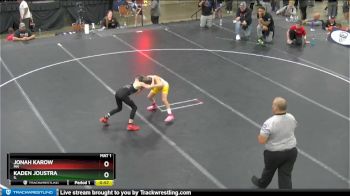 74 lbs Cons. Round 2 - Kaden Joustra, IL vs Jonah Karow, MN
