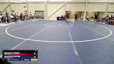 165 lbs Placement Matches (16 Team) - Bradlee Farrer, Utah vs Bronson Baxter, Texas Blue