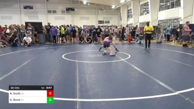 96-S lbs 7th Place - Ashton Scott, OH vs Sawyer Bond, WV