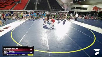 180 lbs Semis & Wb (16 Team) - Isabella Phillips, Washington 1 vs Tevia Rarick, Utah