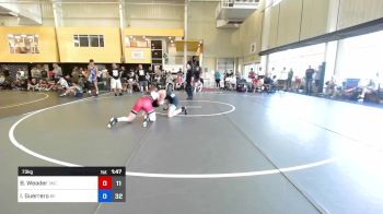 73 kg Rr Rnd 2 - Benjamin Weader, Integrity WC Platinum vs Ishmael Guerrero, Beast Of The East