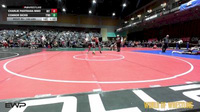 145 lbs Quarterfinal - Charlie Pastrana Nino, Hot Shots Wrestling vs Connor Sicks, Tulare Titans Wrestling Club