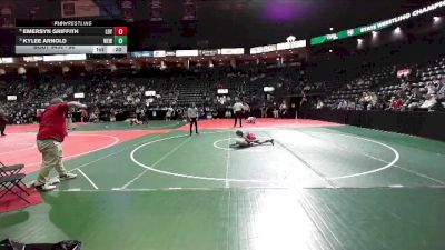 98 lbs 3rd Place Match - Emersyn Griffith, LDYA vs Kylee Arnold, WEWA