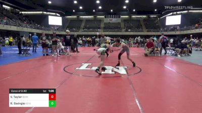 120 lbs Consi Of 8 #2 - Vaughn Taylor, Berkeley Springs vs Ryan Swingle, Keyser