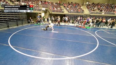 83 lbs Cons. Rd Of 16 - Dresden DelSarto, Relentless vs Deegan Johnson, Panguitch