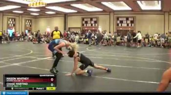 100 lbs Quarterfinals (8 Team) - Mason Whitney, Revival Yellow vs Chase Martino, Revival Aqua