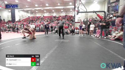 110 lbs Rr Rnd 2 - Micki Cantwell, Ponca City LadyCat Wrestling vs Pj Kerr, Oklahoma Mafia