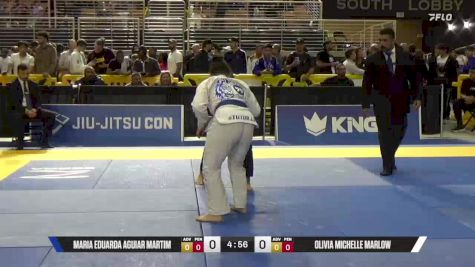 Olivia Michelle Marlow vs Maria Eduarda Aguiar Martim 2025 Pan Jiu Jitsu IBJJF Championship