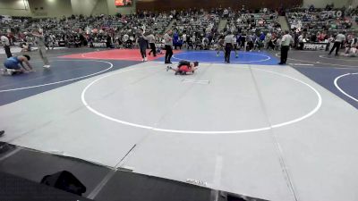 87 lbs Consi Of 4 - Bentley Hicks, Cottage Grove WC vs Easton Crook, Yuba Sutter Combat