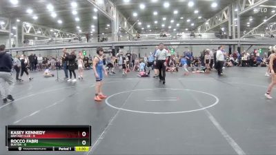 84 lbs Placement (4 Team) - Rocco Fabri, Buxton vs Kasey Kennedy, Grit Mat Club