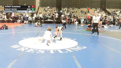 88-I2 lbs Final - Robert Zilberman, Willpower Wrestling Club vs Radley Geyer, Upper Dublin Youth Wrestling