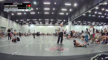 50 lbs Cons. Round 2 - Noah Archibeque, Top Rank vs Alaina Saavedra, Top Rank