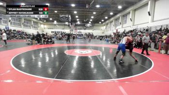 175 lbs Quarterfinal - Dylan Mastroianni, New Canaan vs Jeffrey Hutzelmann, Fairfield Ludlowe