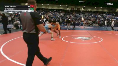 175 lbs Consi Of 8 #1 - Noah Tucker, MD vs Cj Pensiero, PA