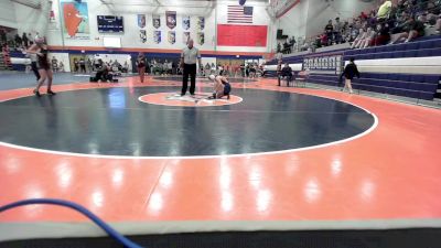 130 lbs Champ. Round 2 - Serenity Defrees, Pontiac vs Samantha De La Torre, Romeoville (H.S.)