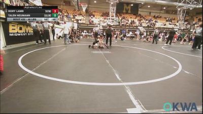 46 lbs Rr Rnd 4 - Rory Lamb, Tough N Technical Wrestling Club vs Talen Neumann, Carl Albert