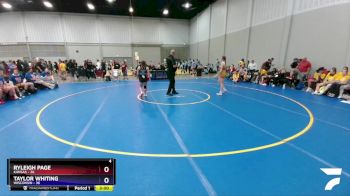 106 lbs Round 3 (8 Team) - Ryleigh Page, Kansas vs Taylor Whiting, Wisconsin