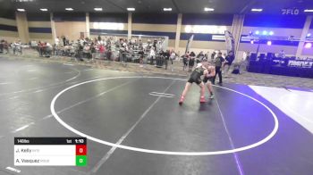 146 lbs Quarterfinal - Jax Kelly, Internal Quest vs Adam Vasquez, Rough House WC