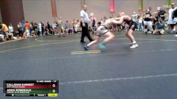 117 lbs Round 3 - Callahan Earnest, East Kansas Eagles vs Aiden Robideaux, Prodigy Elite Wrestling