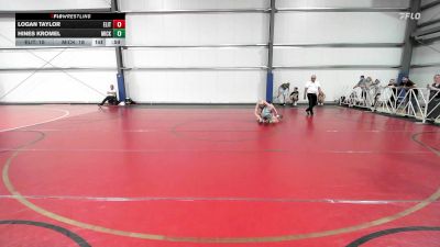 105 lbs Rr Rnd 1 - Logan Taylor, Elite NJ MS Black vs Hines Kromel, Micky's Maniacs Grey