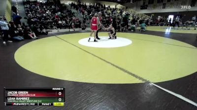 97/102 Round 4 - Jacob Green, Fallbrook Wrestling Club vs Leah Ramirez, Coachella Valley Wrestling Clu