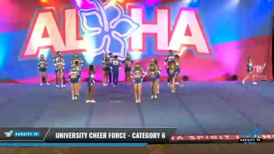University Cheer Force - Category 6 [2021 L6 International Open Coed - Small Day 2] 2021 Aloha DI & DII Championships