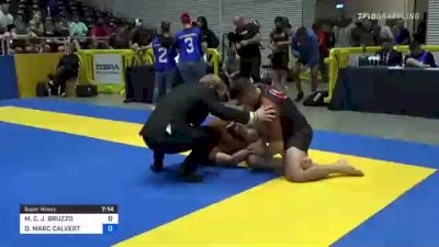 MARCELO C. J. BRUZZO vs DANIEL MARC CALVERT 2021 World IBJJF Jiu-Jitsu No-Gi Championship