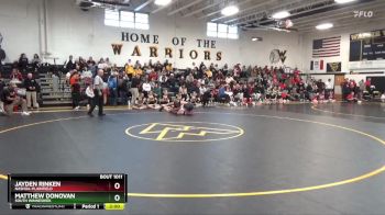 190 lbs 5th Place Match - Caleb Hogan, Wapsie Valley vs Patrick Boyle, Riceville