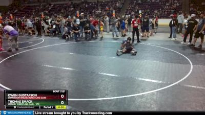 80 lbs Cons. Round 3 - Owen Gustafson, Grandview Wolves Wrestling Club vs Thomas Smack, Victory Wrestling Club - VTC