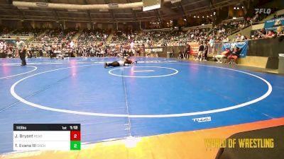 110 lbs Quarterfinal - Jesiah Bryant, Ready RP Nationals vs Tyrone Evans III, Orchard South WC