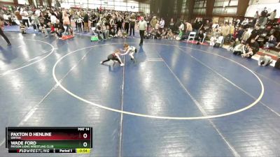 49 lbs Champ. Round 1 - Paxton D Henline, Uintah vs Wade Ford, Payson Lions Wrestling Club