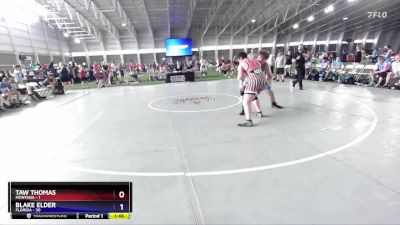 285 lbs 2nd Wrestleback (16 Team) - Taw Thomas, Montana vs Blake Elder, Florida