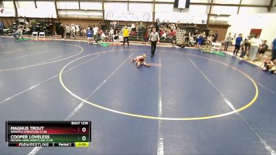 52 lbs Semifinal - Magnus Trout, Wasatch Wrestling Club vs Cooper Loveless, Payson Lions Wrestling Club