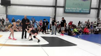 53 lbs Rr Rnd 7 - Cora Flahive, VA Killers - W vs McKenzie Hodak, PA West Yellow - W