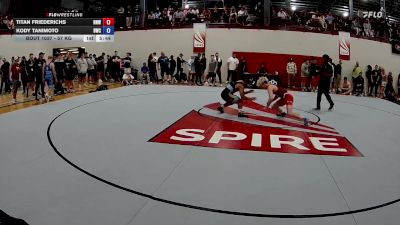 57 kg Cons. Round 2 - Titan Friederichs, No Nonsense Wrestling vs Kody Tanimoto, Bison Wrestling Club